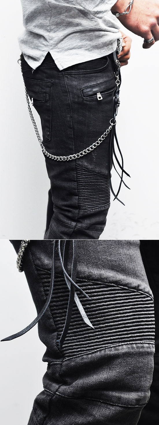 baggy biker jeans